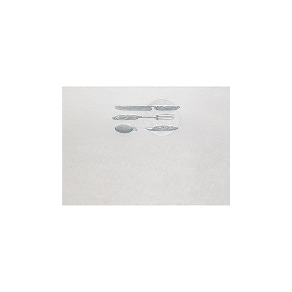 Silverware, table card (10 pcs)