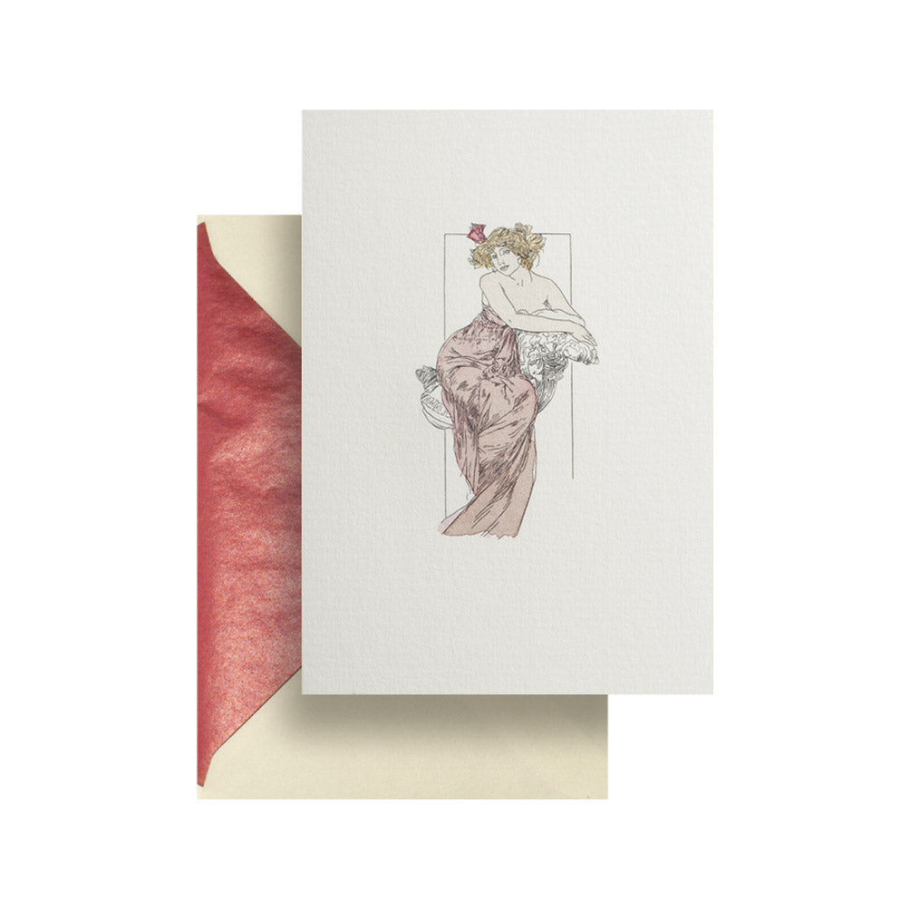 Pink Dress Card