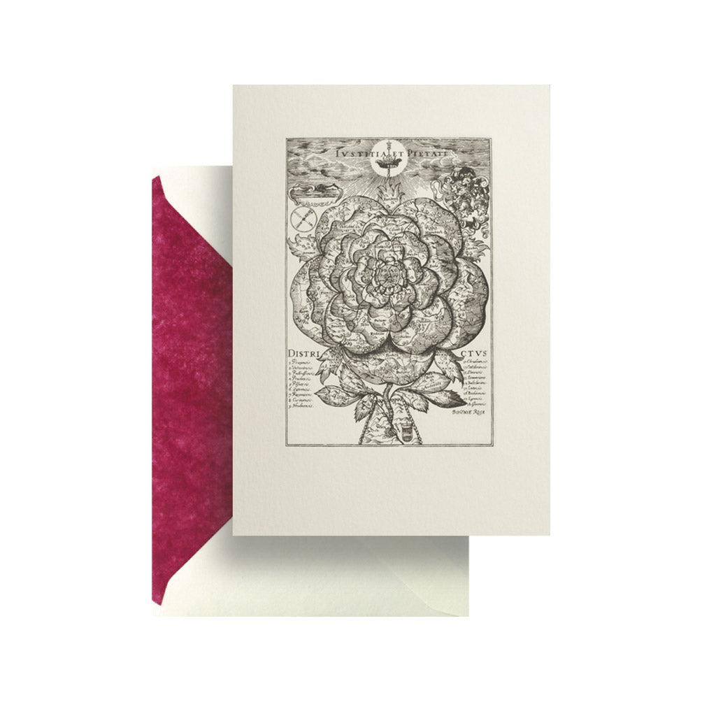 Bohemian Rose Card