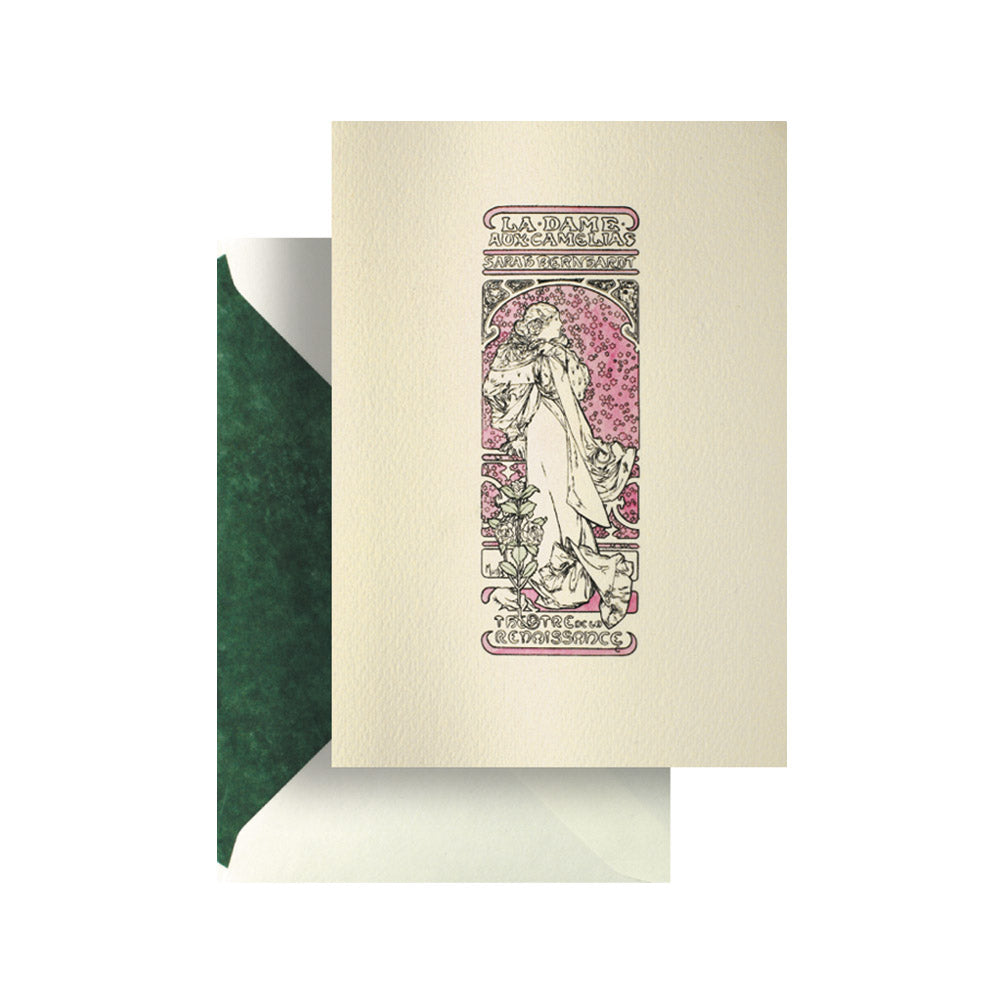 La Dame aux Camelias Card