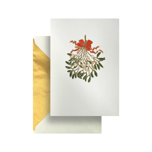 Mistletoe Greeting Card