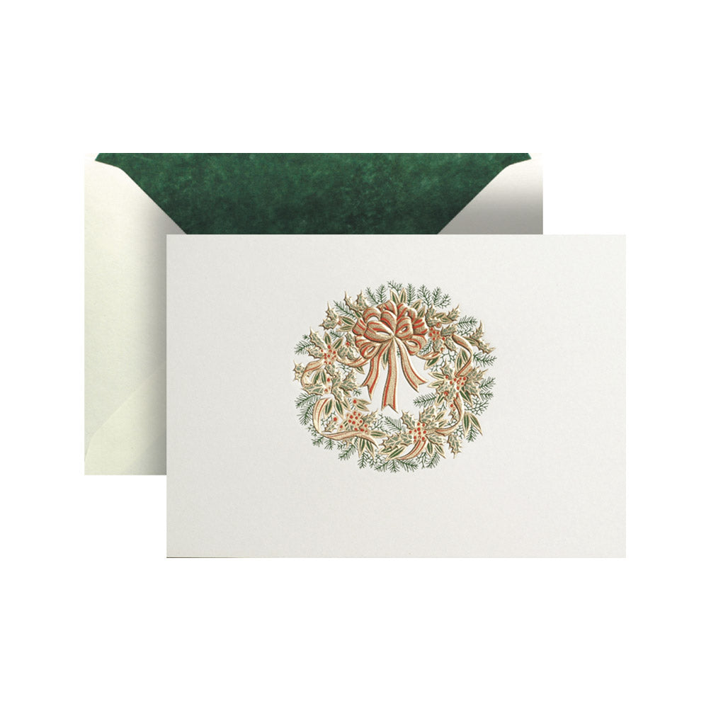 Christmas Wreath Greeting Card