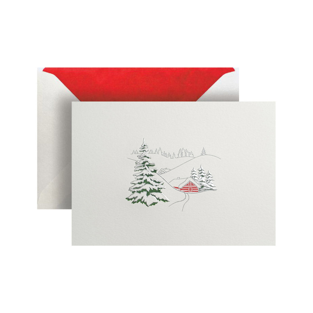 Winter Scenery Greeting Card