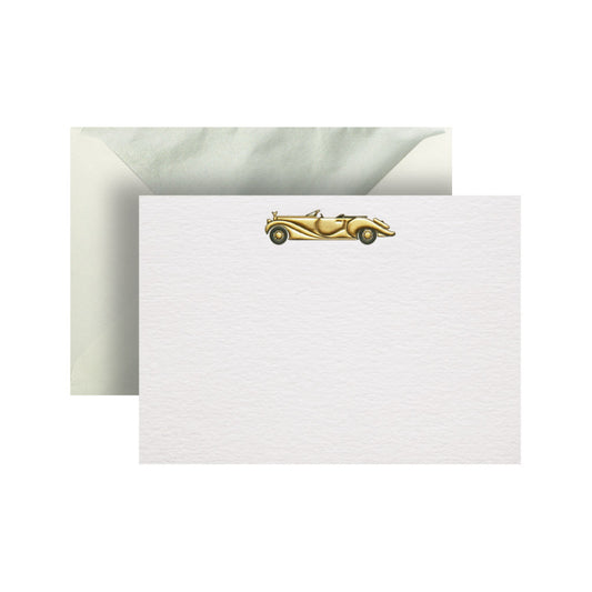 Gold Cabriolet Card