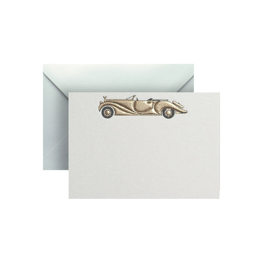 Gold Cabriolet, enclosure card & envelope