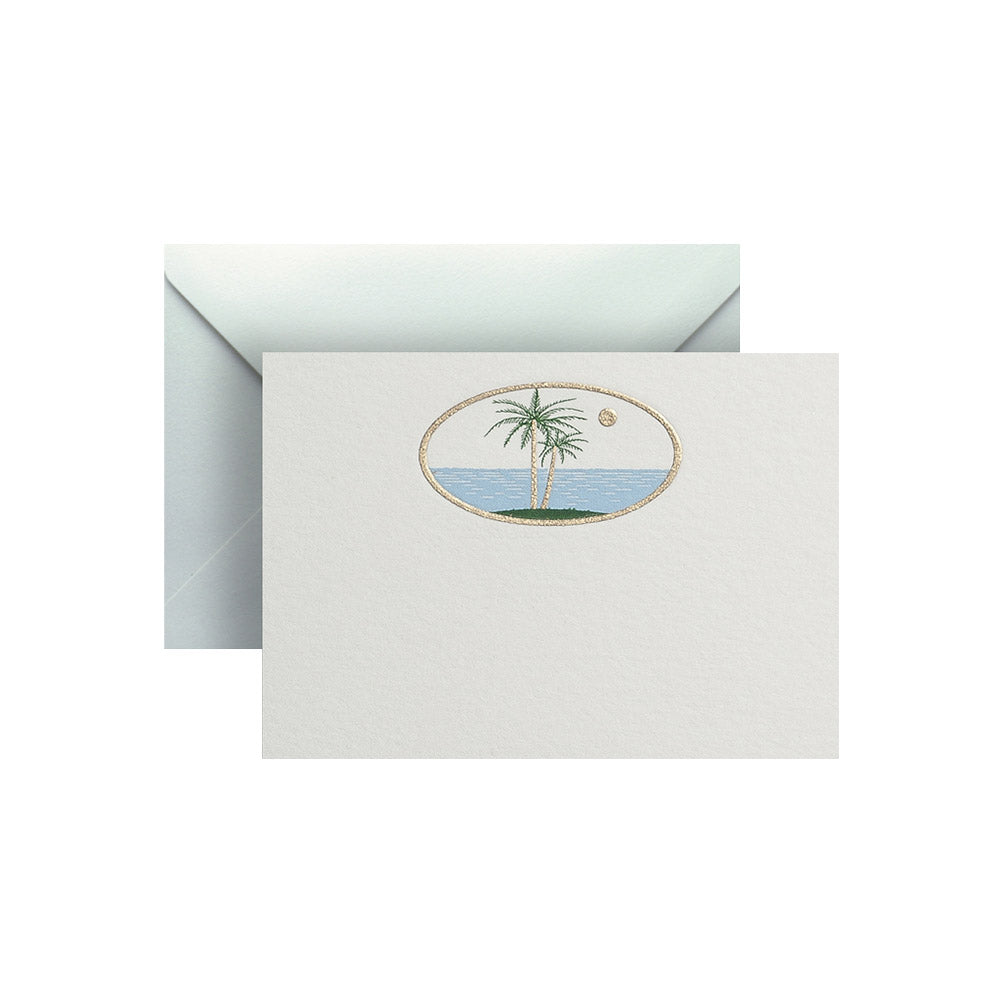 Palm Trees, enclosure card & envelope