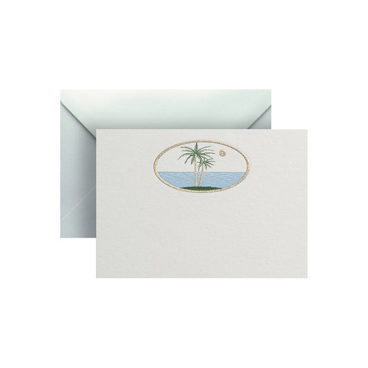 Palm Trees, enclosure card & envelope