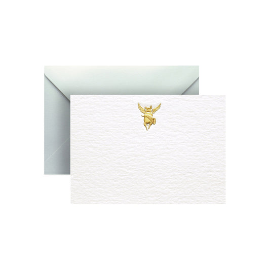 Gold Piglet, enclosure card & envelope