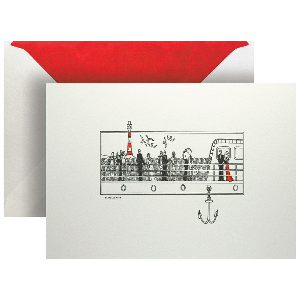 Boat Party Greeting Card
