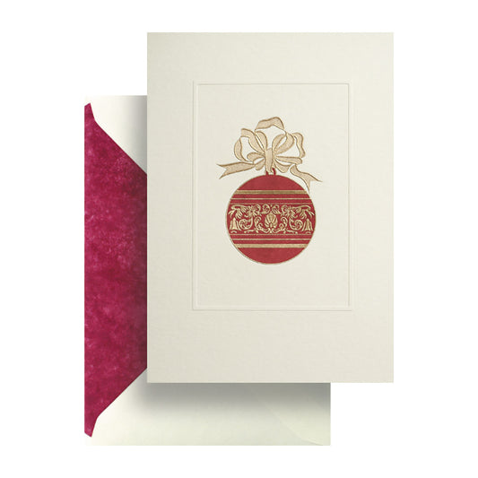 Moser Christmas Ornament Greeting Card