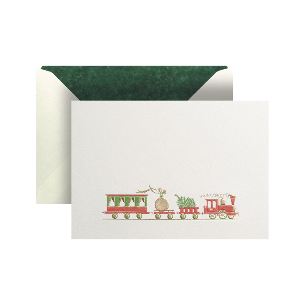 Toy Train Greeting Card