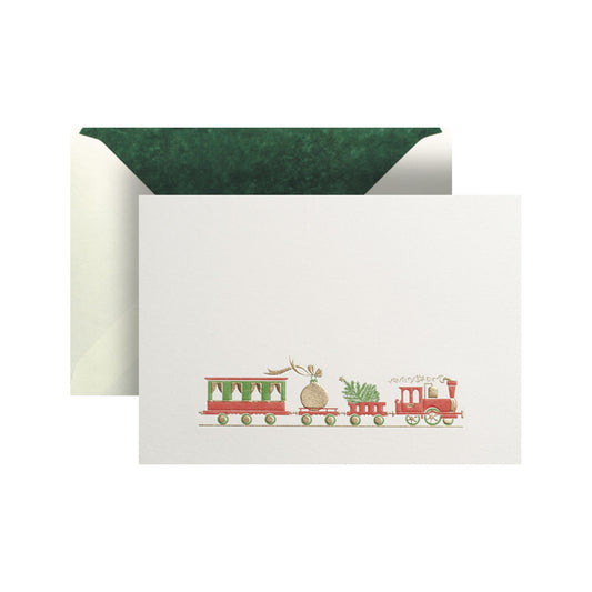 Toy Train Greeting Card