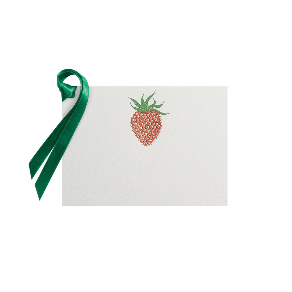 Strawberry, gift tag (10 pcs)