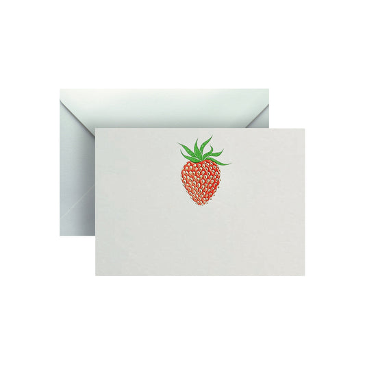 Strawberry, enclosure card & envelope