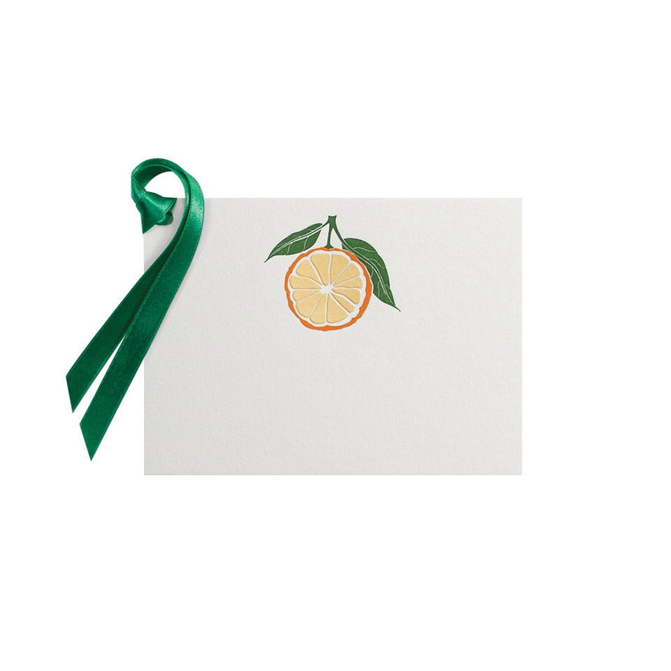 Orange, gift tag (10 pcs)