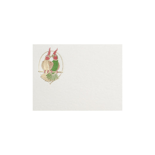Parrots, table card (10 pcs)