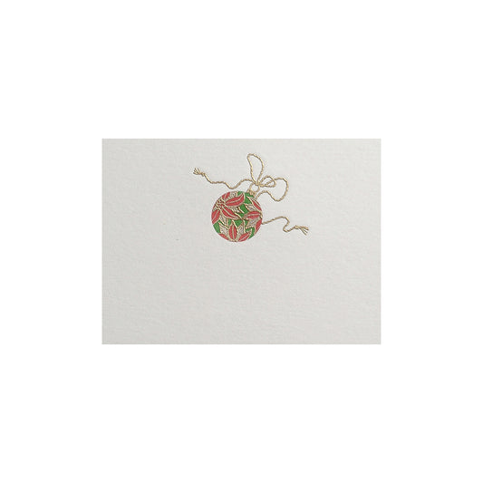 Small Christmas Ornament, table card (10 pcs)