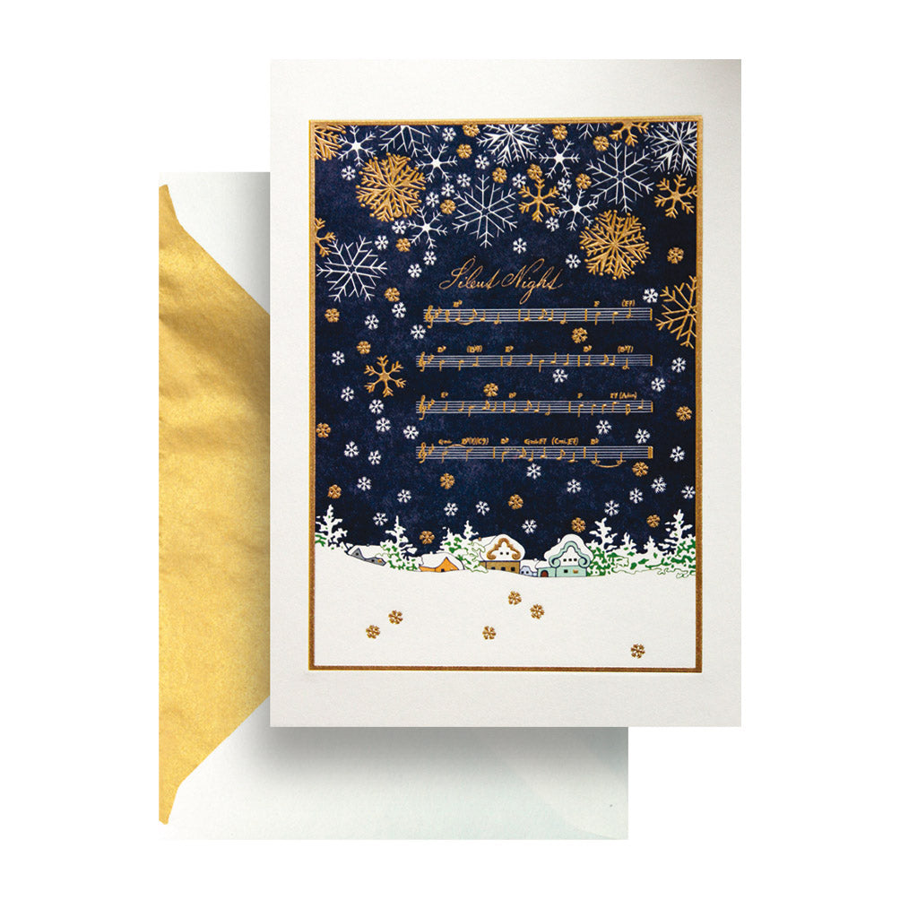Silent Night Greeting Card