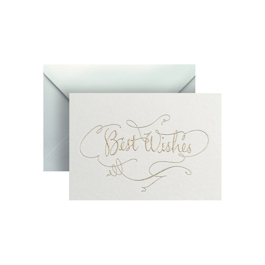 Best Wishes, enclosure card & envelope