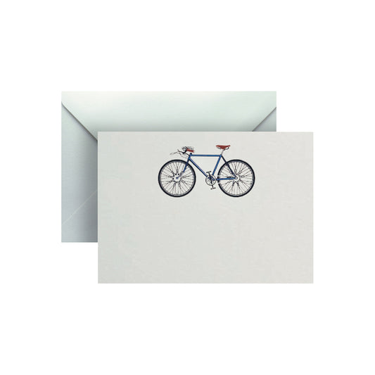 Blue Bicycle, enclosure card & envelope