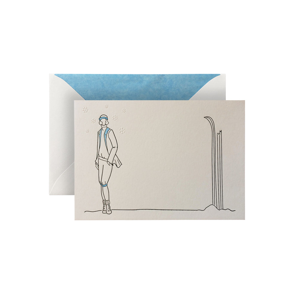 Winter Lady Card