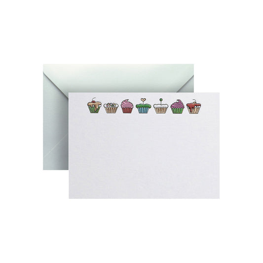 Cupcakes, enclosure card & envelope
