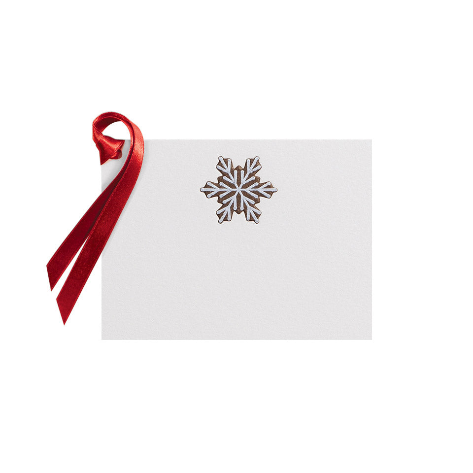 Gingerbread Snowflake, gift tag (10 pcs)