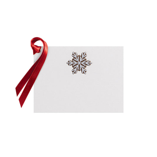 Gingerbread Snowflake, gift tag (10 pcs)