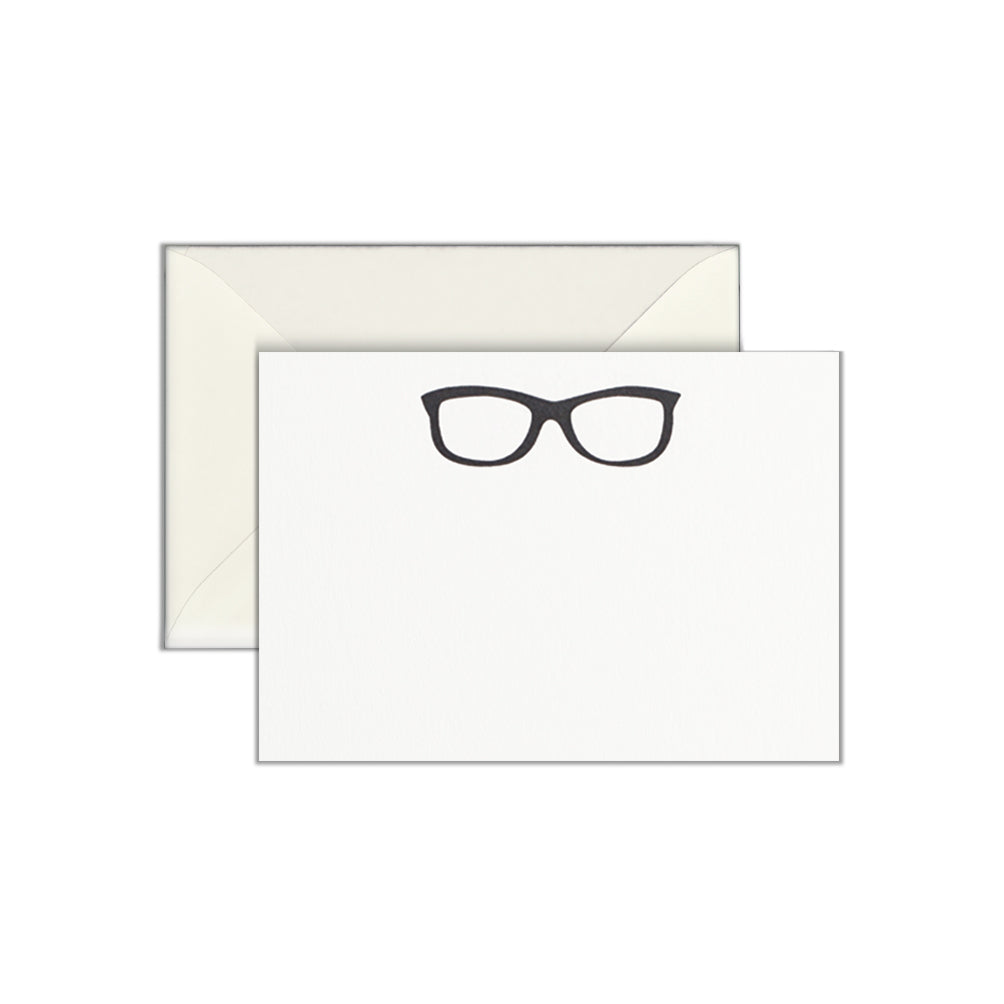 Glasses, enclosure card & envelope