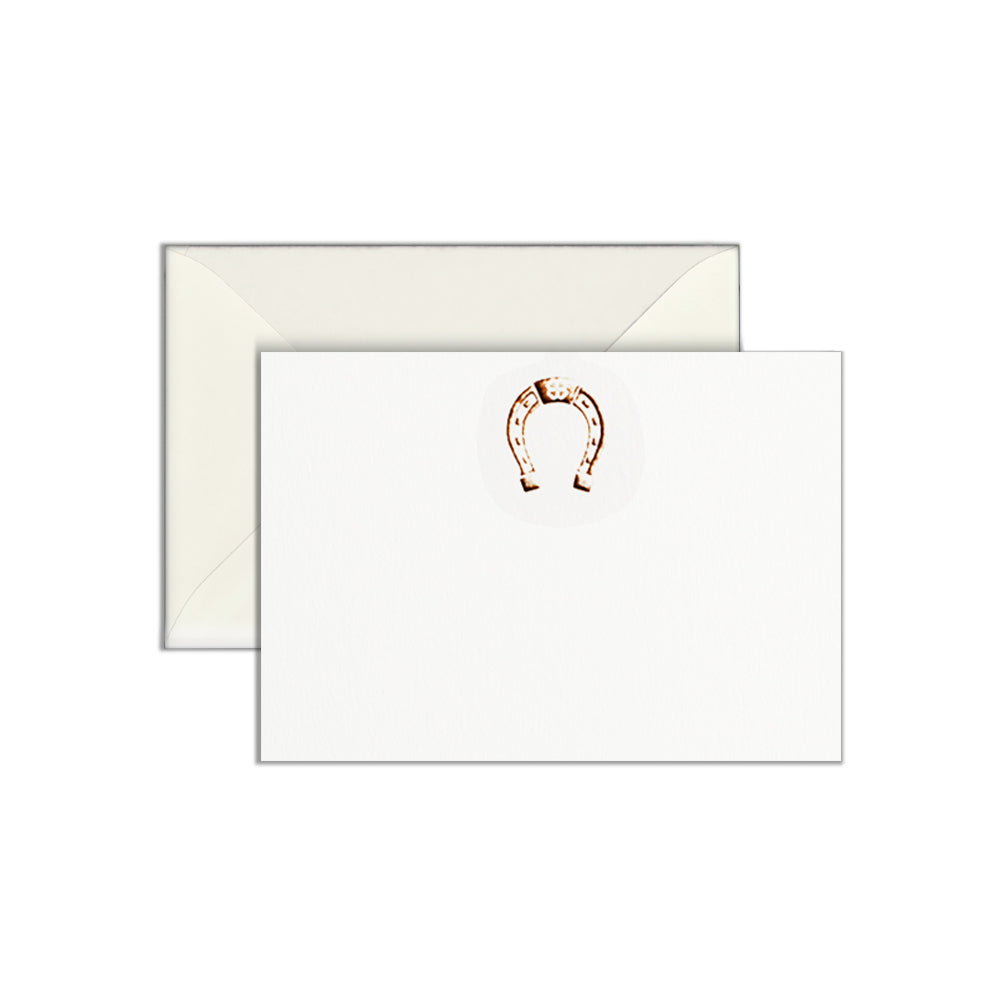 Horseshoe, enclosure card & envelope