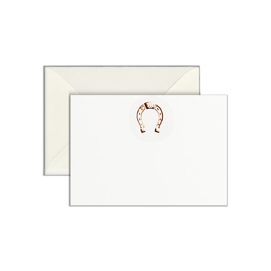 Horseshoe, enclosure card & envelope