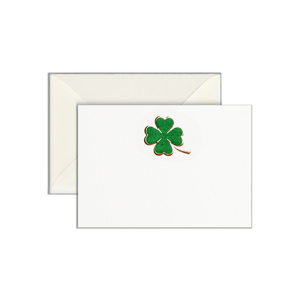 Shamrock, enclosure card & envelope