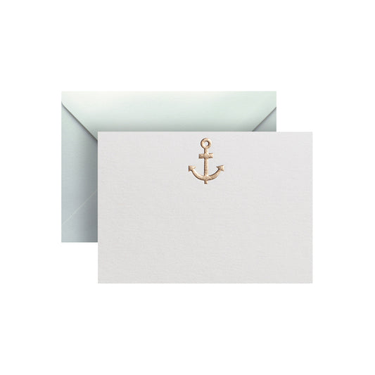 Anchor, enclosure card & envelope