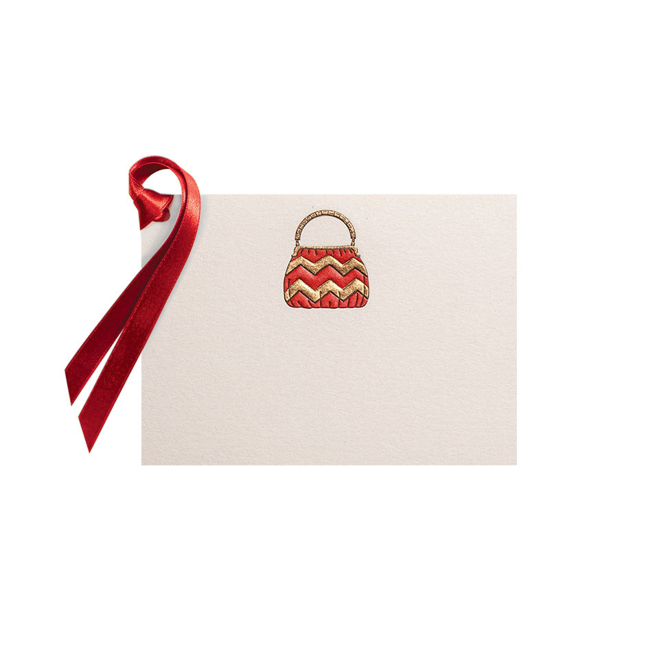 Red Handbag, gift tag (10 pcs)