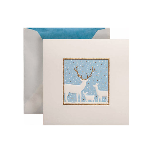 Deer Family Greeting Card
