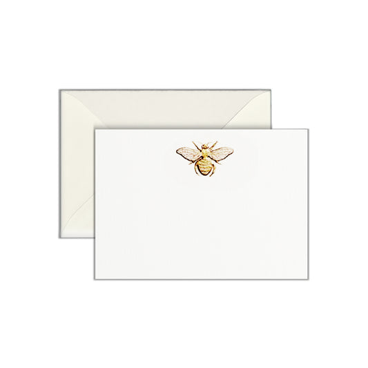 Gold Bee, enclosure card & envelope