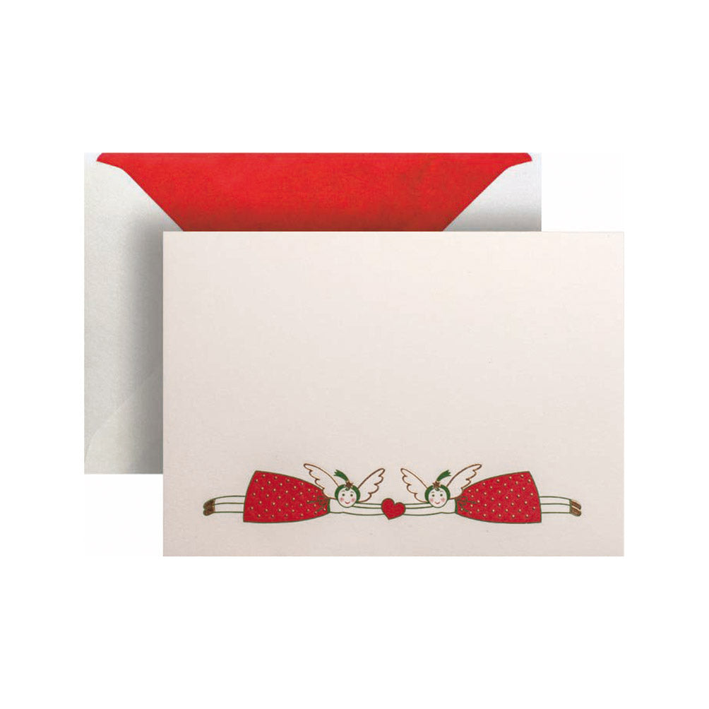 Angels with Heart Greeting Card