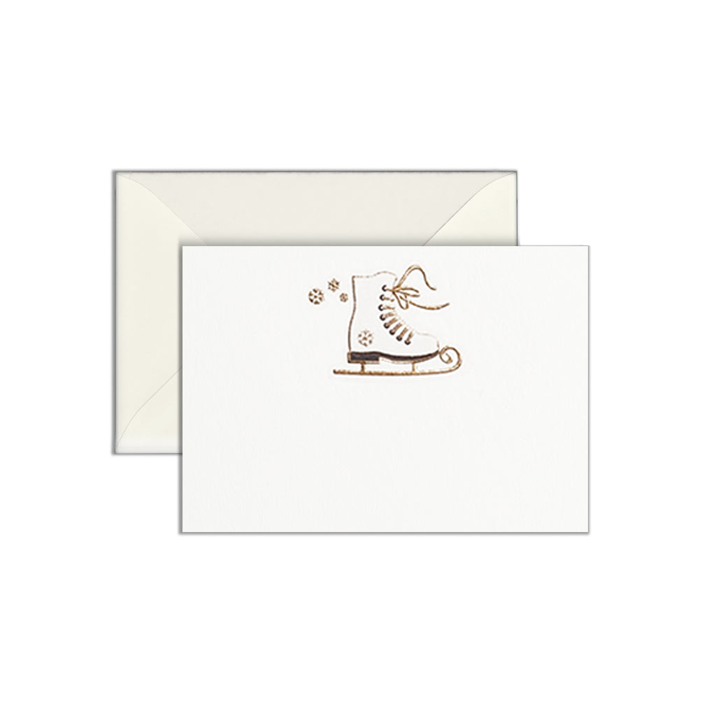 Ice Skate, enclosure card & envelope