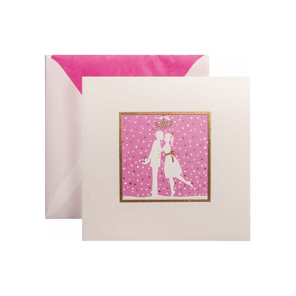 Winter Kiss Greeting Card
