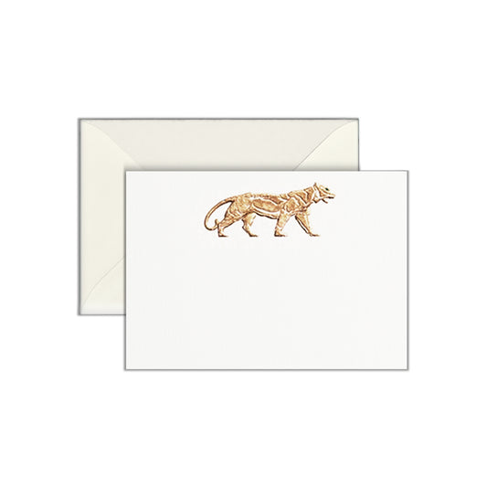 Gold Tiger, enclosure card & envelope