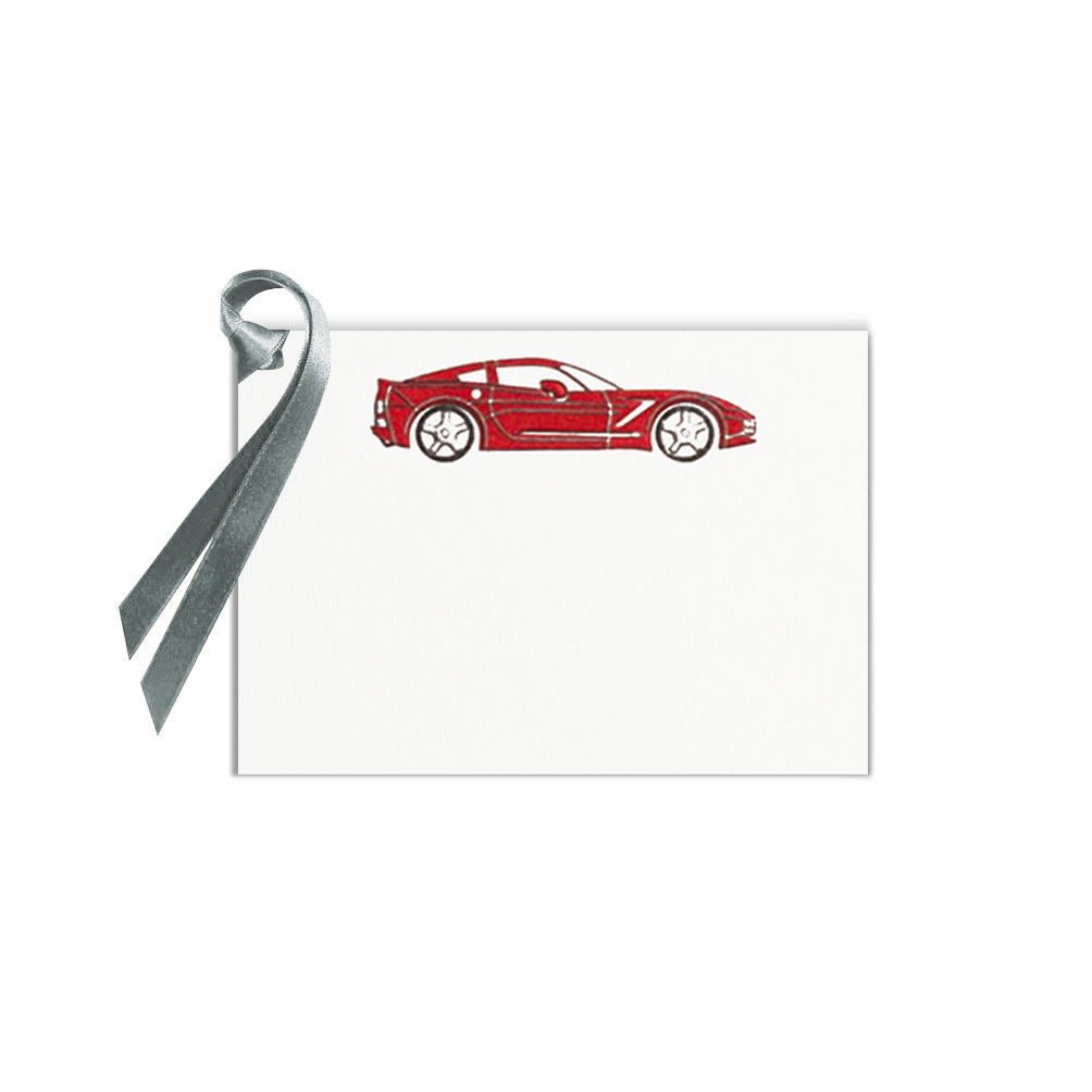 Sport Car, gift tag (10 pcs)