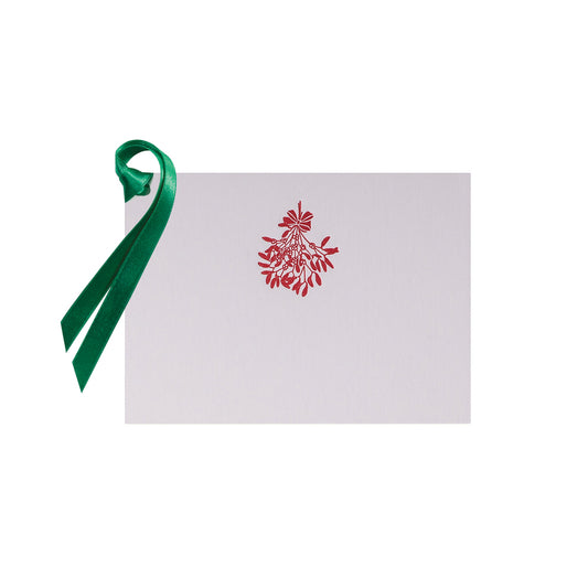 Red Mistletoe, gift tag