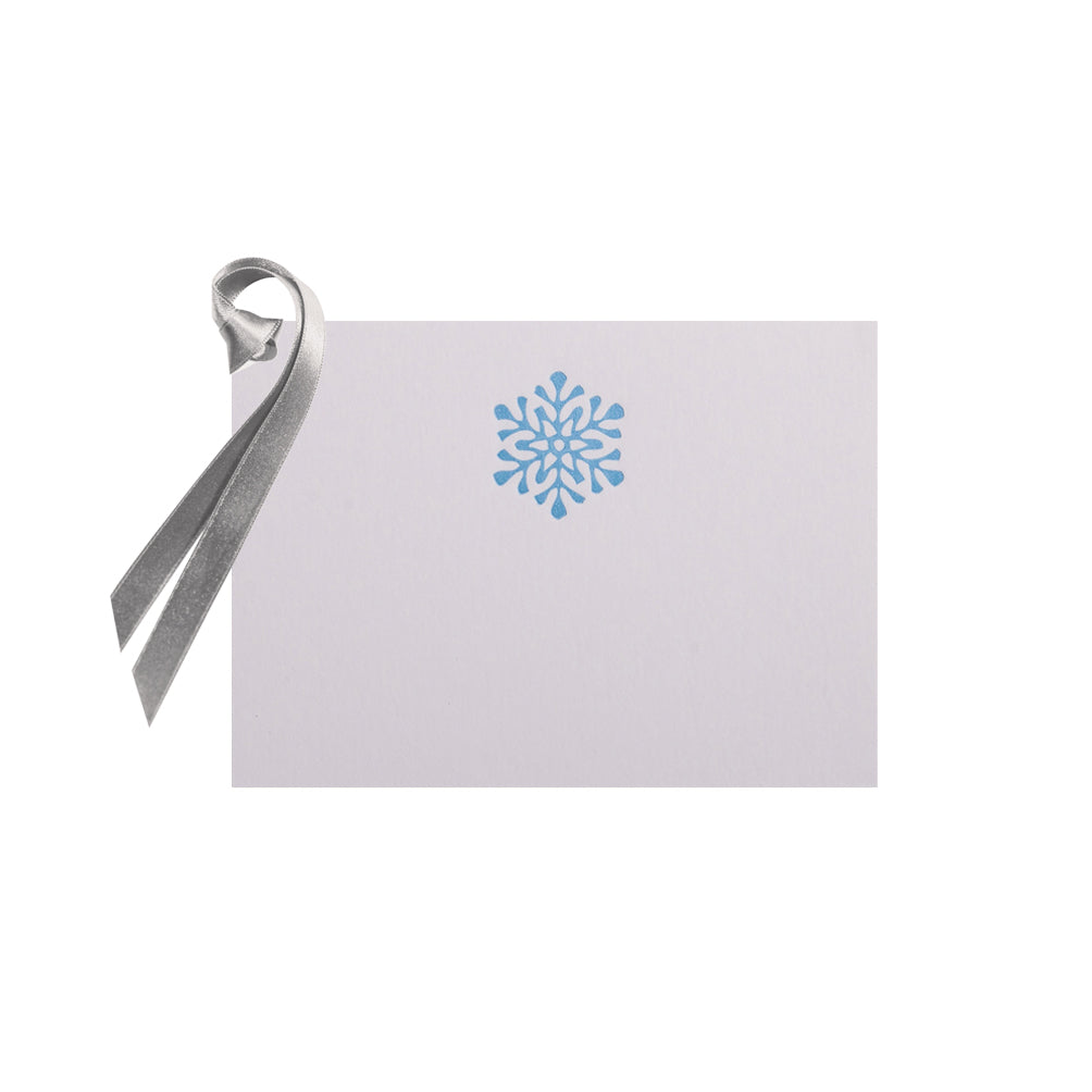 Blue Snowflake, gift tag