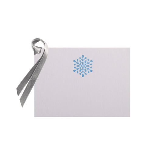 Blue Snowflake, gift tag