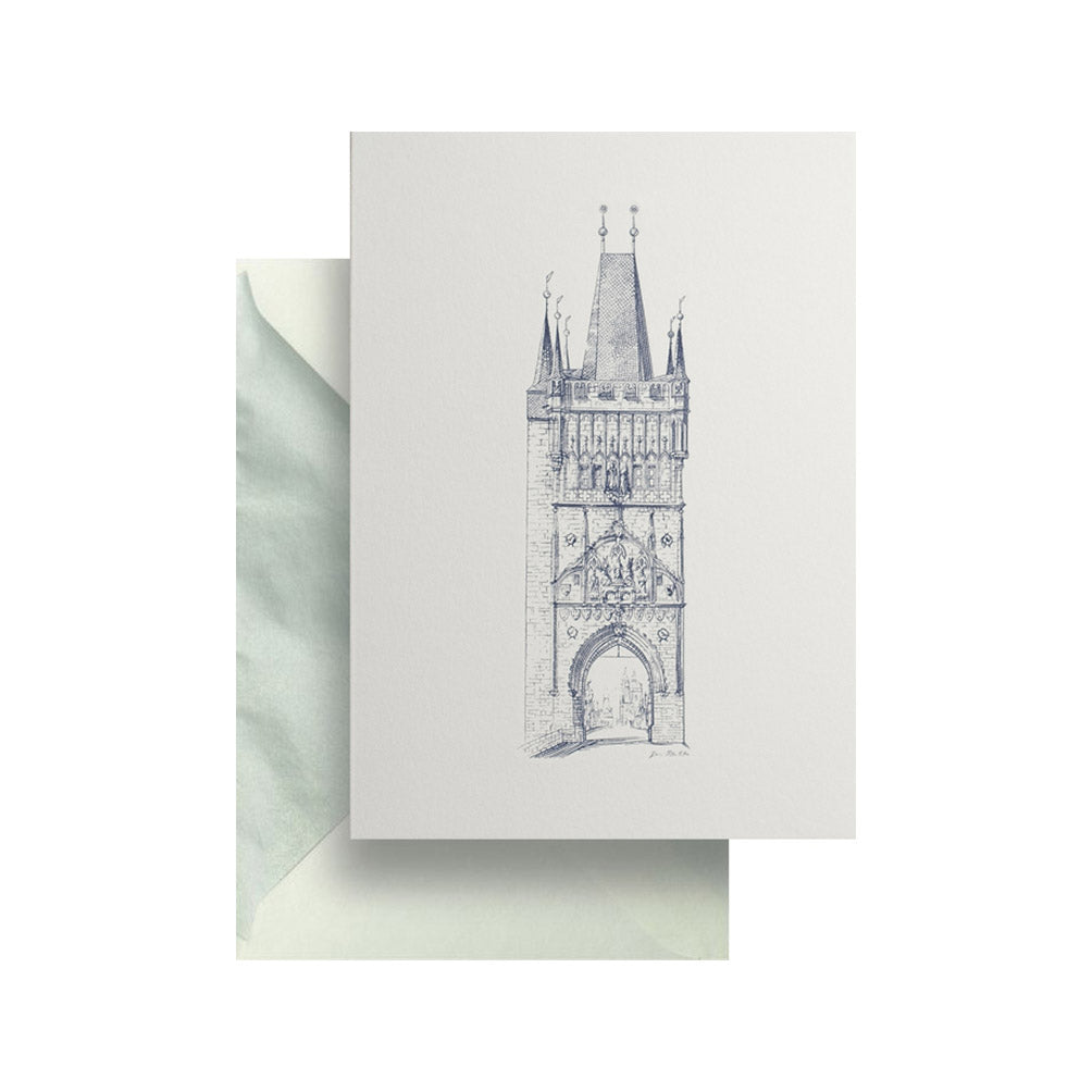 Prague - Bridge Tower Card