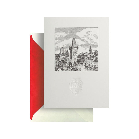 Prague - Bridge Towers Card