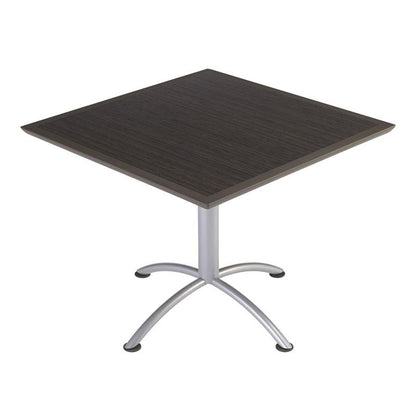 iLand Urethane Café Table, 36" Square, 2 Finishes