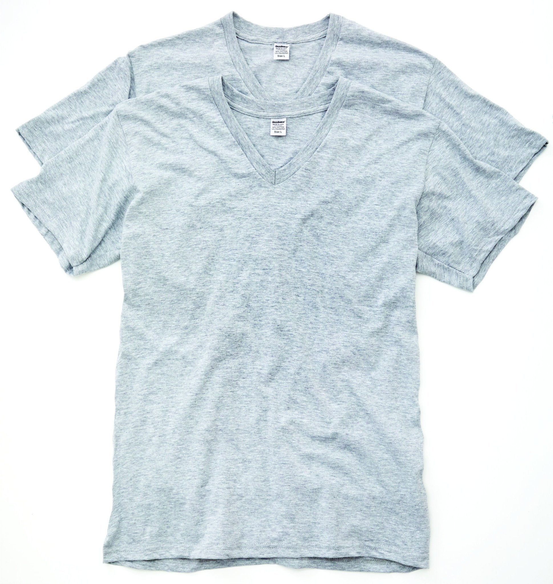 usa made men's v-neck undershirts