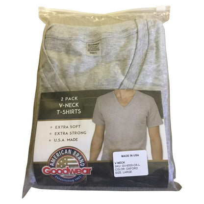 men's v-neck undershirts made in the usa