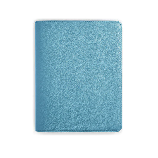 Rossi Leather Notebook Light Blue